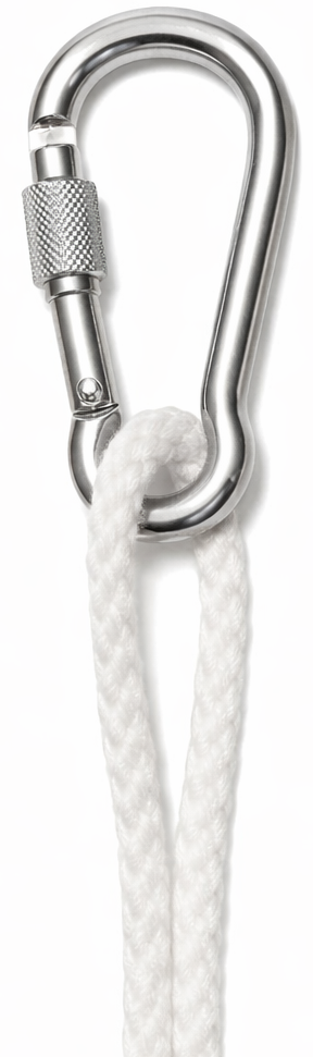 Karabiner + Kordel